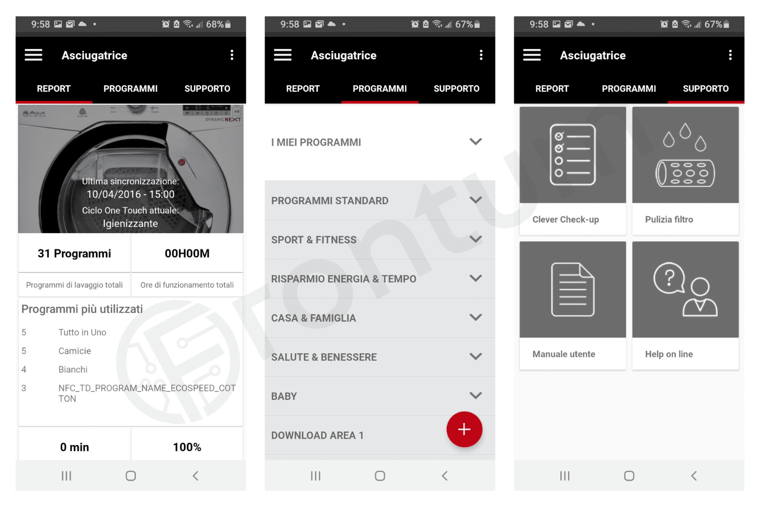 asciugatrici-Hoover-Wizard-app1